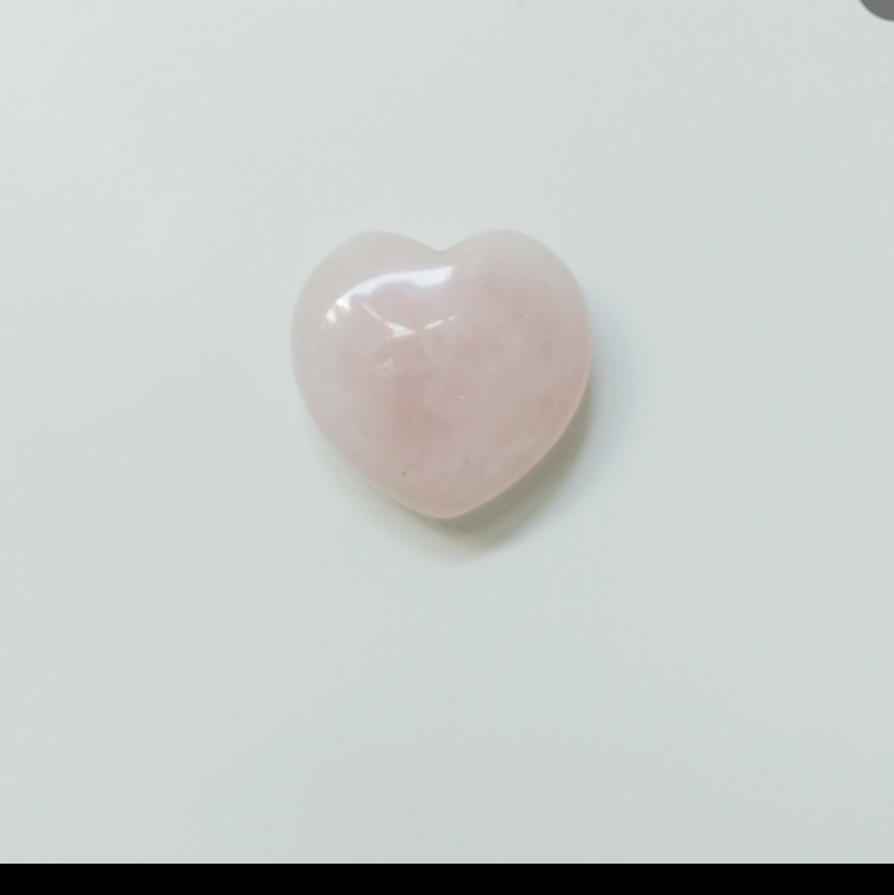 Rose quartz rubbing stone